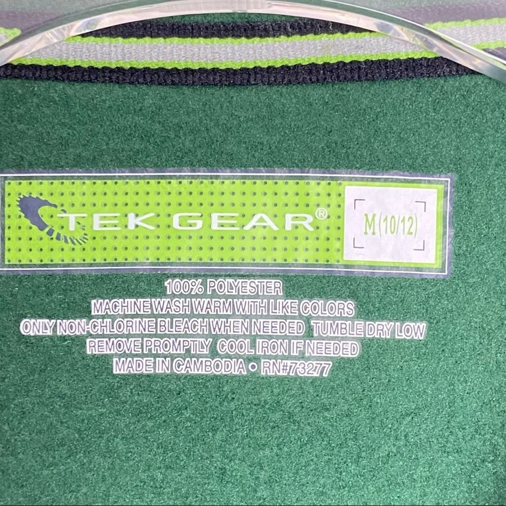 TEK GEAR Putting Green, Grey Fleece Size M(10/12) Youth